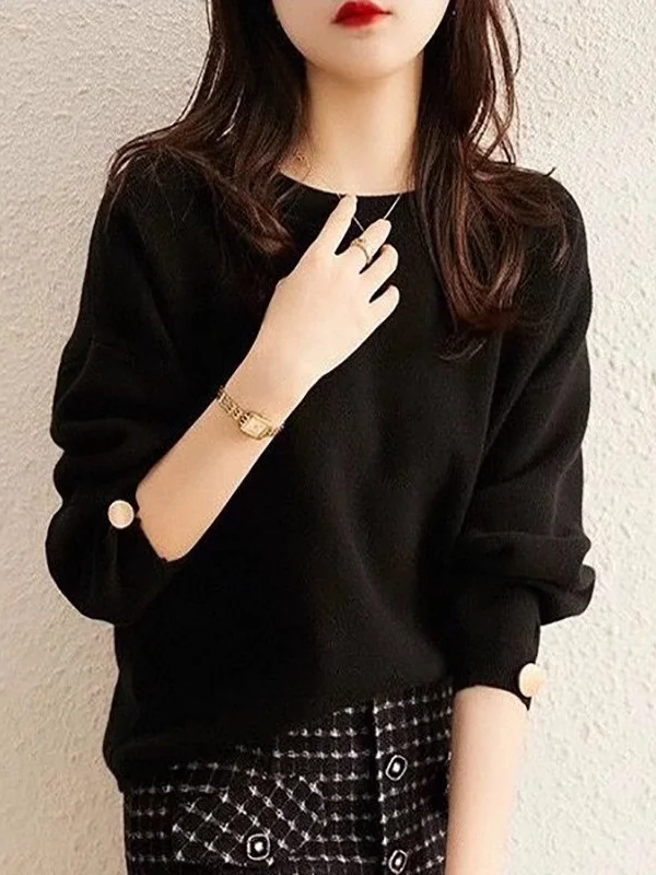 Athvotar Athvotar Sweater Women's Autumn And Winter 2025 New Knitted Knitted Winter Thick Loose New Year Red Chic Top