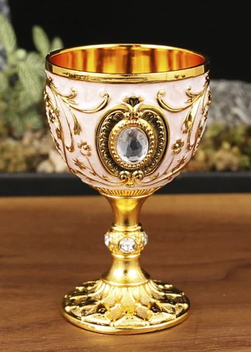 Vintage Metal Wine Cups 