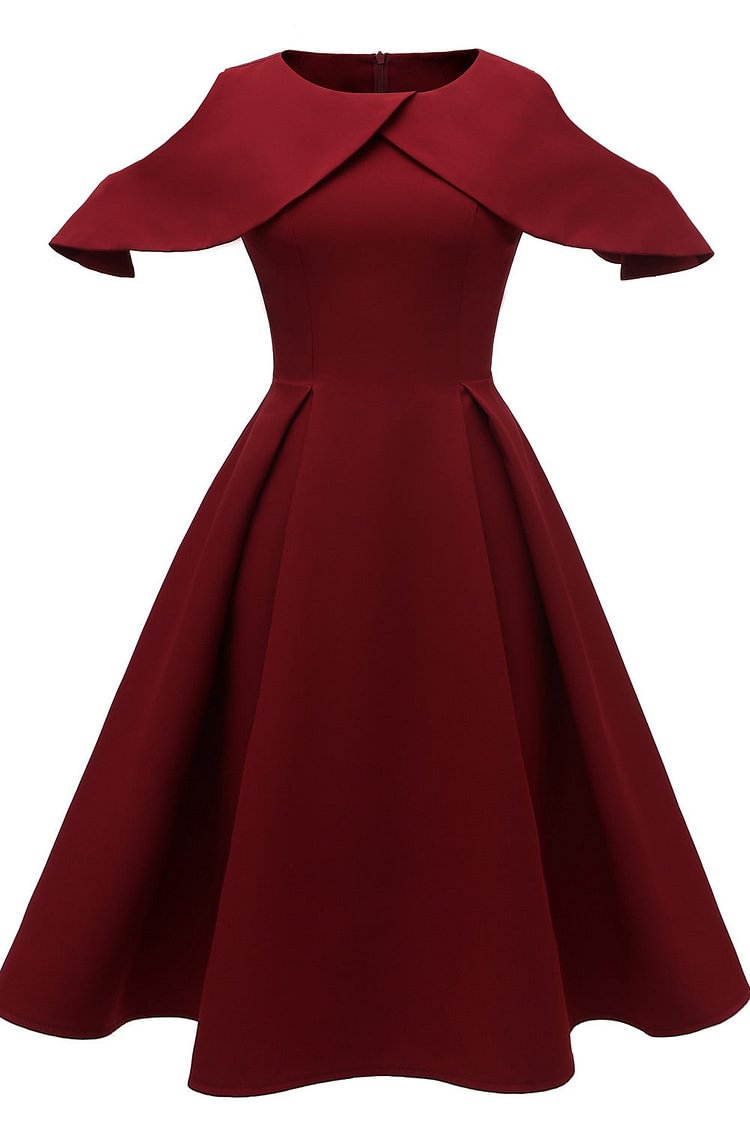 Burgundy Cutout Sleeve Cocktail Dress - Shop Trendy Women's Clothing | LoverChic