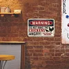 Warning Signs - Metal Tin Signs(12*16Inch)