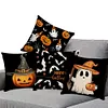 4 Set Happy Halloween Farmhouse Pillows Halloween Party Pillow Decorative Covers