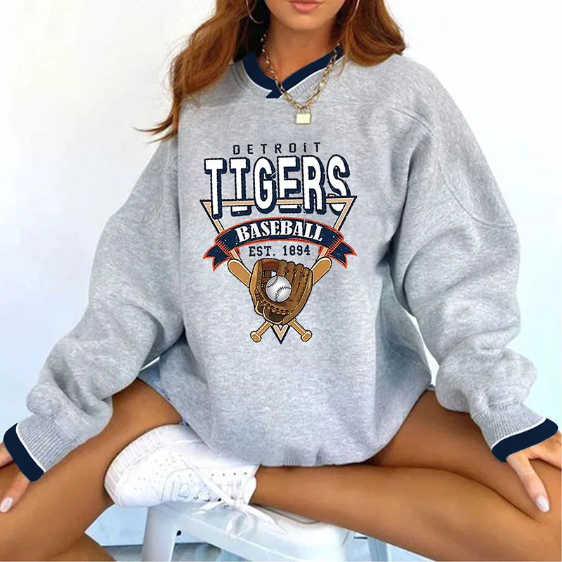 Vintage Women's Support San Diego Padres Baseball  Print Sweatshirt