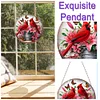 Diamond Painting 2D Flat Cardinal Pendant Window Hanging Art for Home Decor