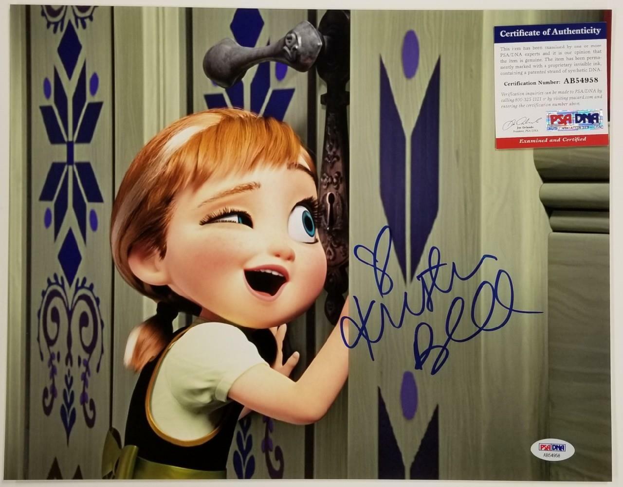 Kristen Bell signed Disney's Frozen Anna 11x14 Photo Poster painting #3 Autograph ~ PSA COA