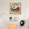 Eagle Liberty Torch-18CT Stamped Cross Stitch 30*30cm tapestrymarket
