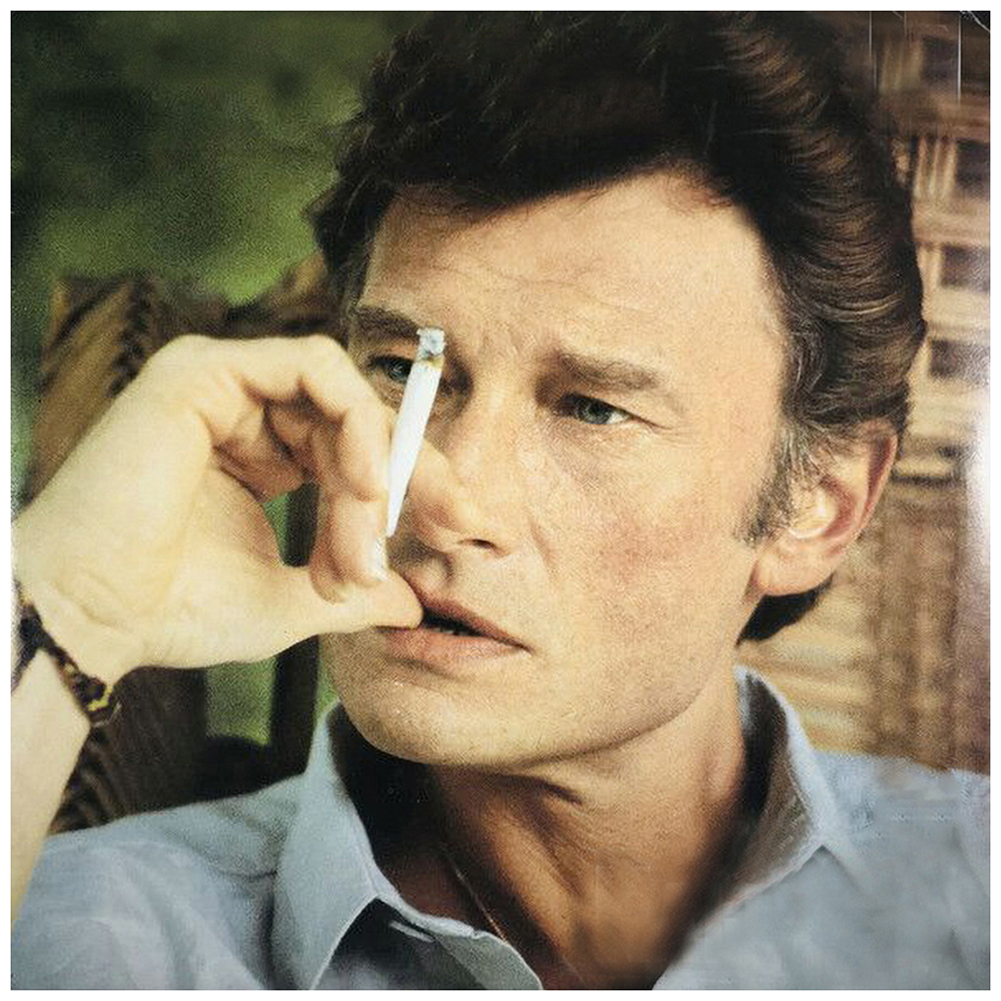 

30*30CM - Round Drill Diamond Painting - Johnny Hallyday, 501 Original