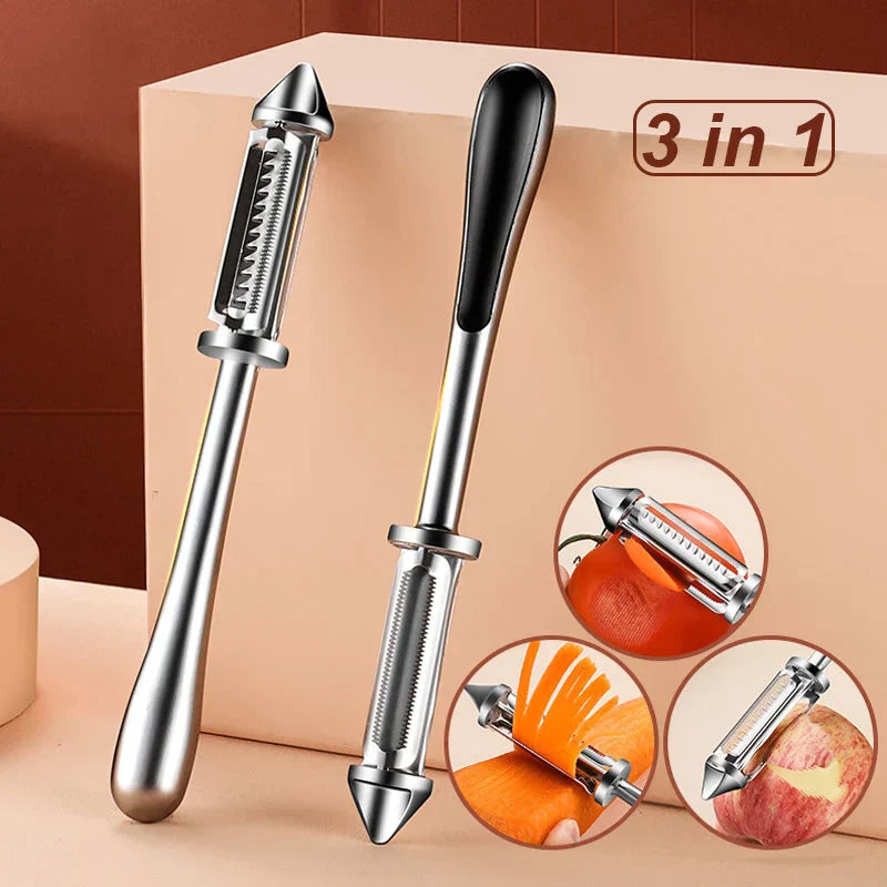 🔥$9.99🍎 - 3 and 1 Vegetable and Fruit Peeler