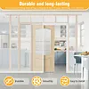 [US Local Warehouse] 2 Set Pocket Door Frame Kits with 220LBS Two-Way Soft-Close Mechanism Hidden Door Kit Sliding Hardware Smoothly and Quietly Easy to Install (24-36x80in)
