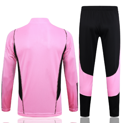 23/24 Miami Half-Pull Training Suit Pink Football Jersey Set