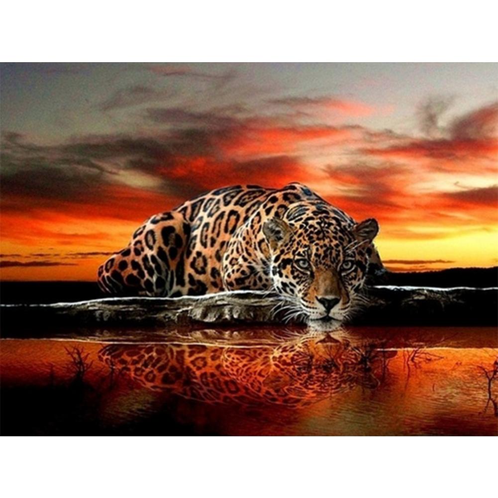 

(Multi-Size) Leopard - Round/Square Drill Diamond Painting - 40*30CM, Square diamond 30*40cm, 501 Original