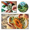 Path By River-DIY Embroidery Kit with Pattern Cotton Threads Needles Hoop 30*30cm/11.81*11.81in