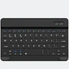 Suitable For Samsung Z Fold3/Z Fold4 Bluetooth Keyboard Plain Leather Case With Wireless Mouse Ultra-Thin Bracket