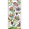 Abstract Flower - 14CT Stamped Cross Stitch 19*47cm/7.48*18.5in tapestrymarket