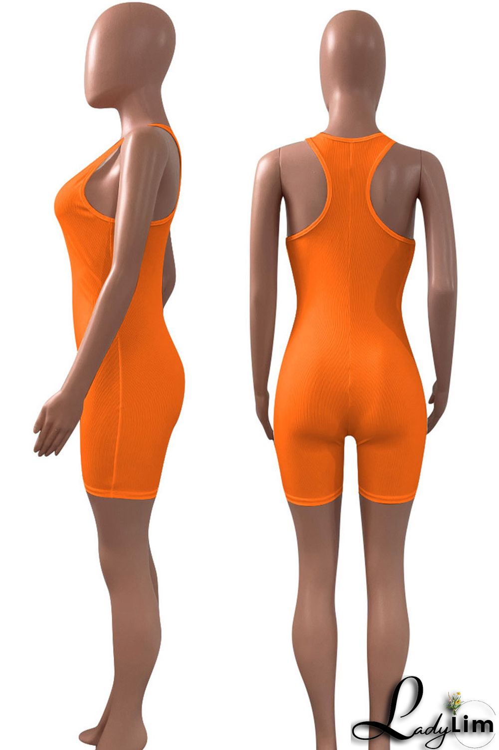 Black Casual Sportswear Solid Split Joint U Neck Regular Jumpsuits