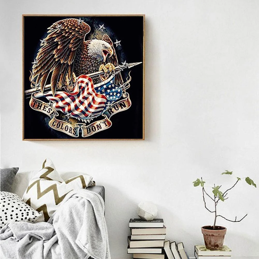 Diamond Painting - Full Round Drill - Eagle(30*30cm)