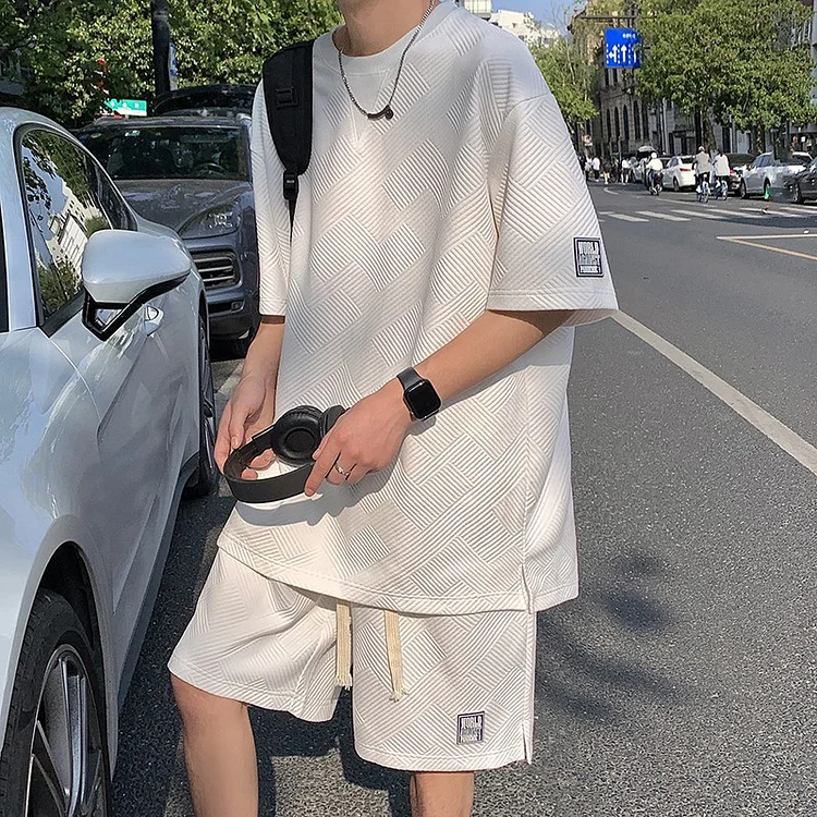Men's Casual Simple 2-piece Set