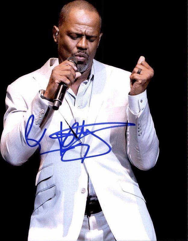 Brian Mcknight authentic signed RAPPER 8x10 Photo Poster painting W/ Certificate Autographed A10