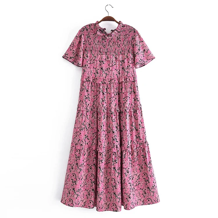 Luditu Midi Dress, Smock Sundress, Bartley