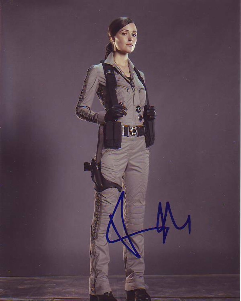 Rose byrne signed autographed x-men first class dr. moira mactaggart Photo Poster painting