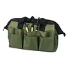 9-Piece Oxford Cloth Work Apron with Multiple Pockets Garden Tool Storage Apron for Gardening in Flower Beds Vegetable Patches
