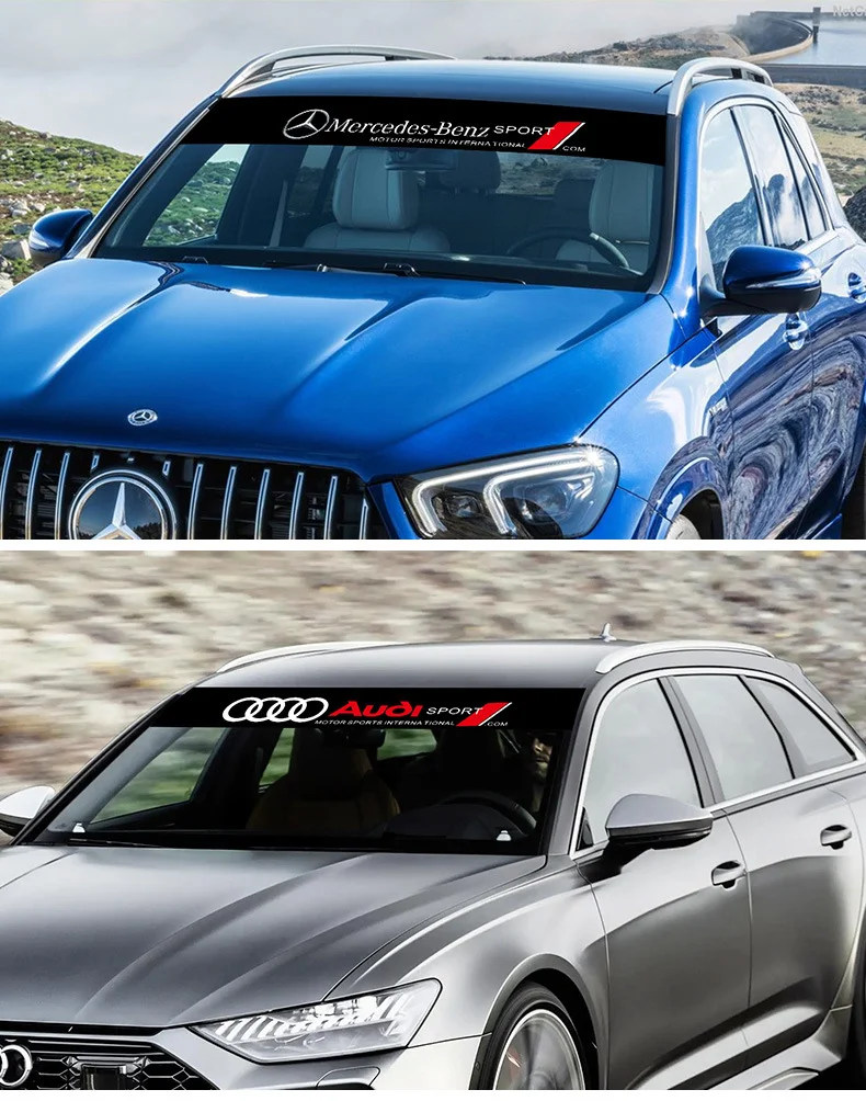 Car front windshield personalized fashion sports decorative stickers