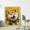 Dog - Full Embroidery 2 Strands 14CT Stamped Cross Stitch - 37*47CM