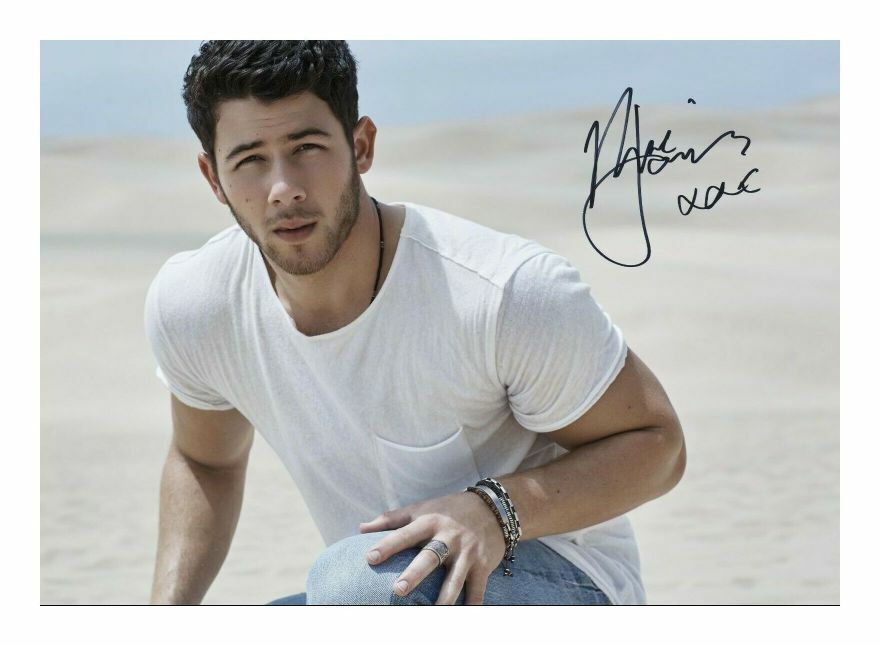 NICK JONAS AUTOGRAPH SIGNED PP Photo Poster painting POSTER