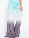 2021 New casual gradient color matching loose long pants