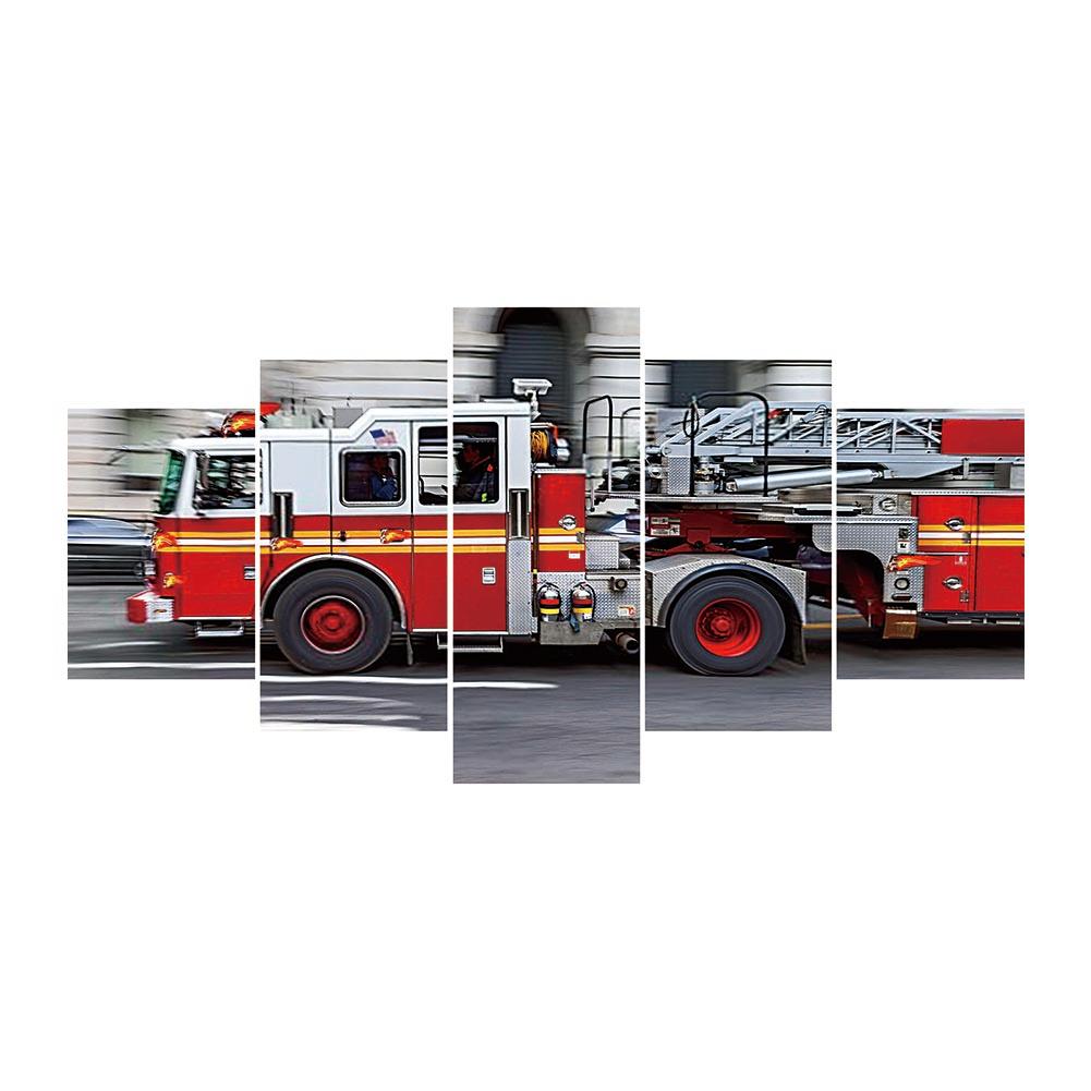 

95*45CM - Multi-picture Diamond Painting - 5pcs Truck, 501 Original