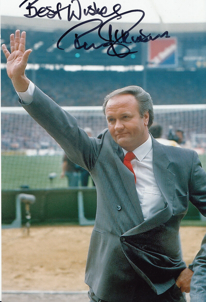 Manchester United Hand Signed Ron Atkinson Photo Poster painting 12x8 3.