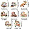 8Pcs Twig Animals Diamond Painting Fridge Magnet Diamond Art Magnets Decals Kit