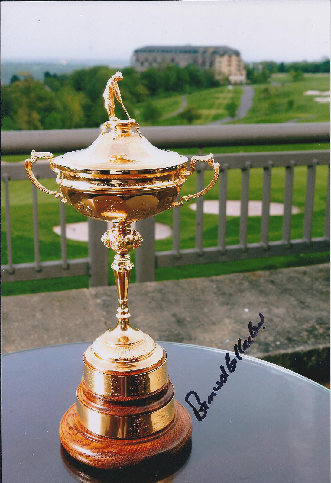 Bernard GALLACHER SIGNED Autograph 12x8 Ryder Cup Photo Poster painting AFTAL COA Golf