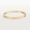 CARTIER LOVE BRACELET, SMALL MODEL, 4 DIAMONDS