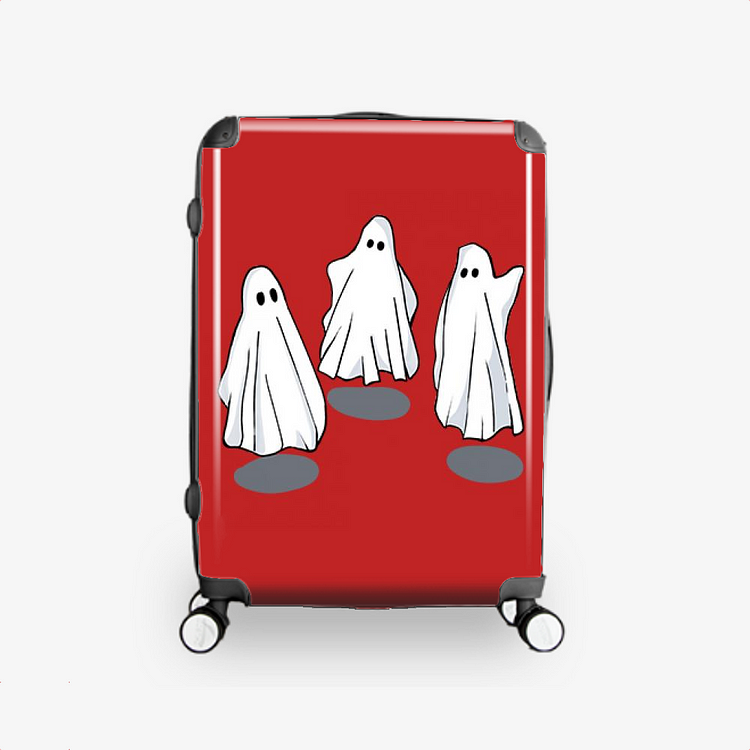 Lost Little Ghost Is Asking The Way, Halloween Hardside Luggage