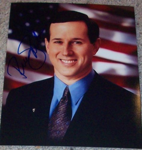 SENATOR RICK SANTORUM SIGNED AUTOGRAPH POLITICIAN 8x10 Photo Poster painting C w/EXACT PROOF