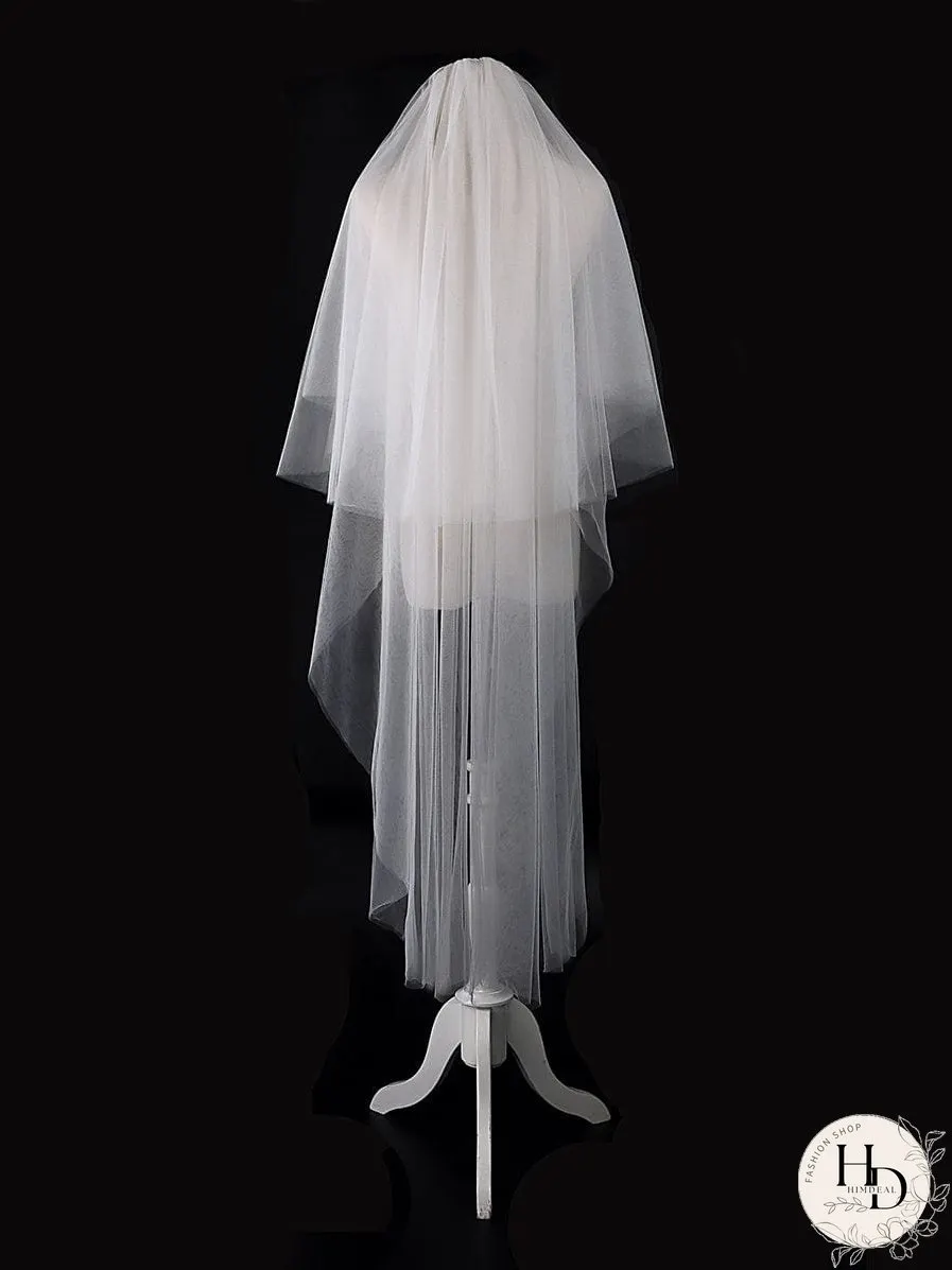Sophisticated Bridal Mesh Veil