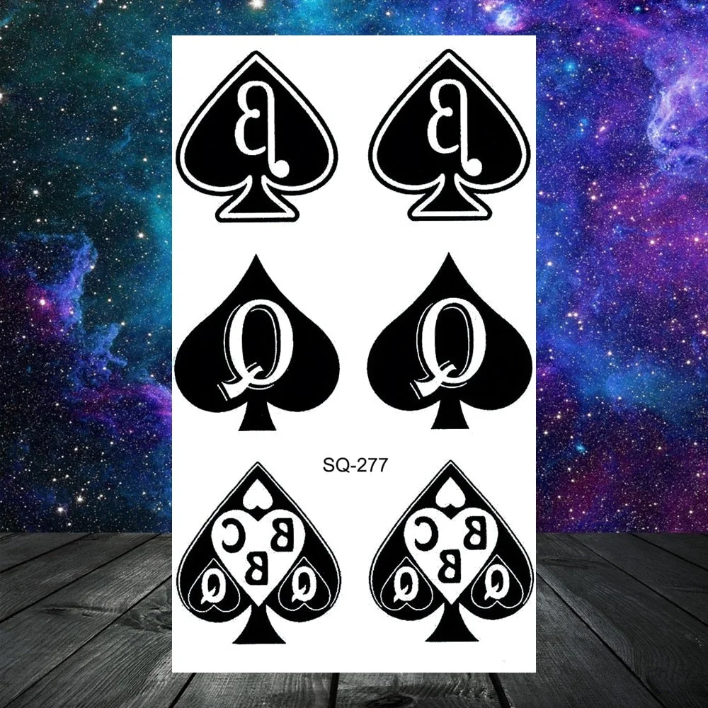 Black Whale Universe Planet Temporary Tattoos For Women Adult Men Constellation Outer Space Moon Fake Tattoo Small Tatoo Paper