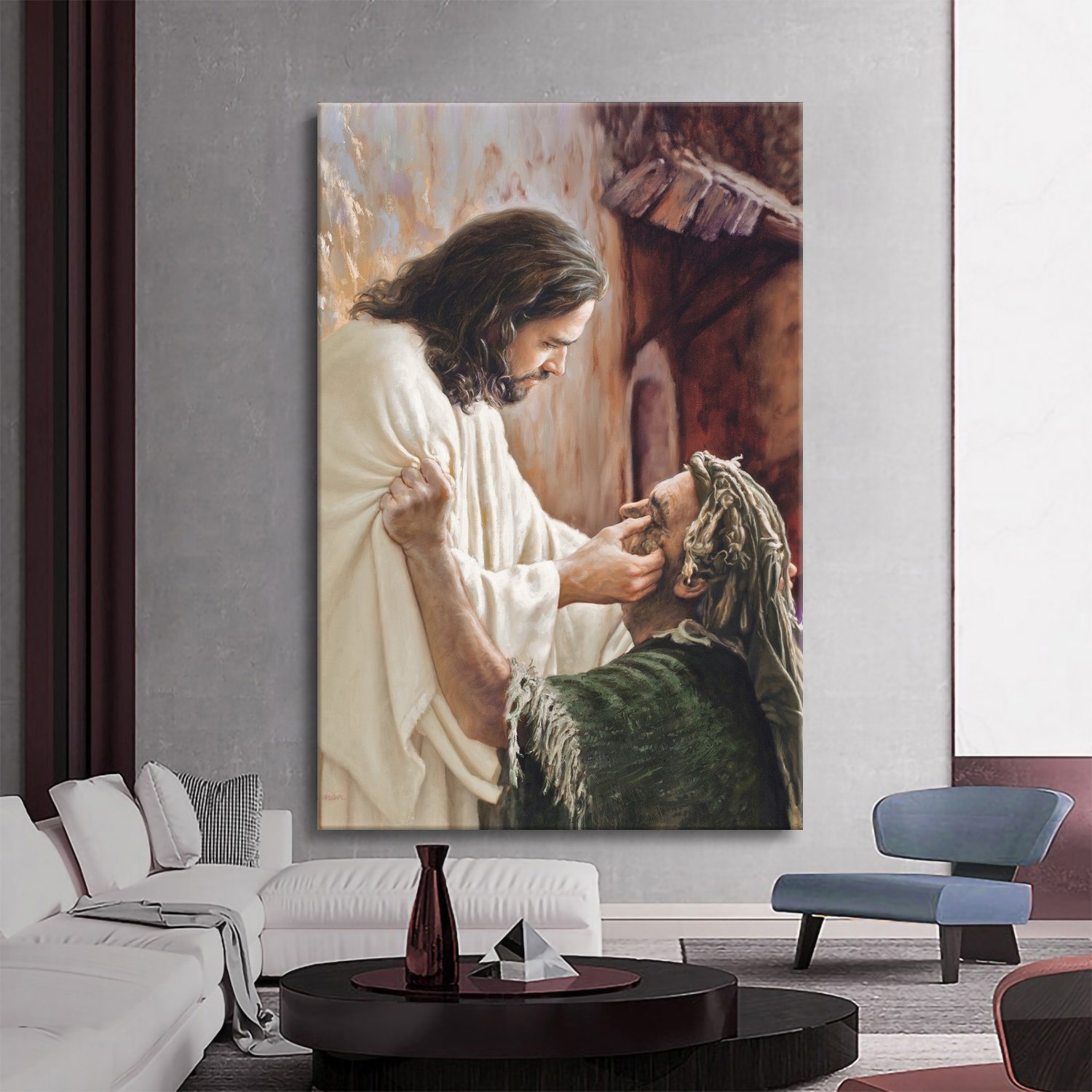 Through The Eyes Of Faith Canvas Wall Art