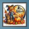Halloween Vogelscheuche 5d DIY Diamond Art Malerei Sets f&uuml;r Zuhause Wanddekoration 40x40cm