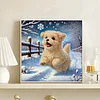 Diamond Painting - Partial Special Shaped Drill -  Crystal Rhinestones Diamond Painting for Home Wall Decor 30x30cm(Canvas|30*30cm)