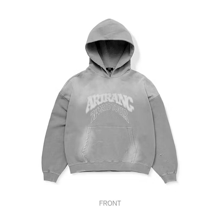 ARIRANG] BTS World Tour Hoodie & Pants Set-up - Vintage Gray