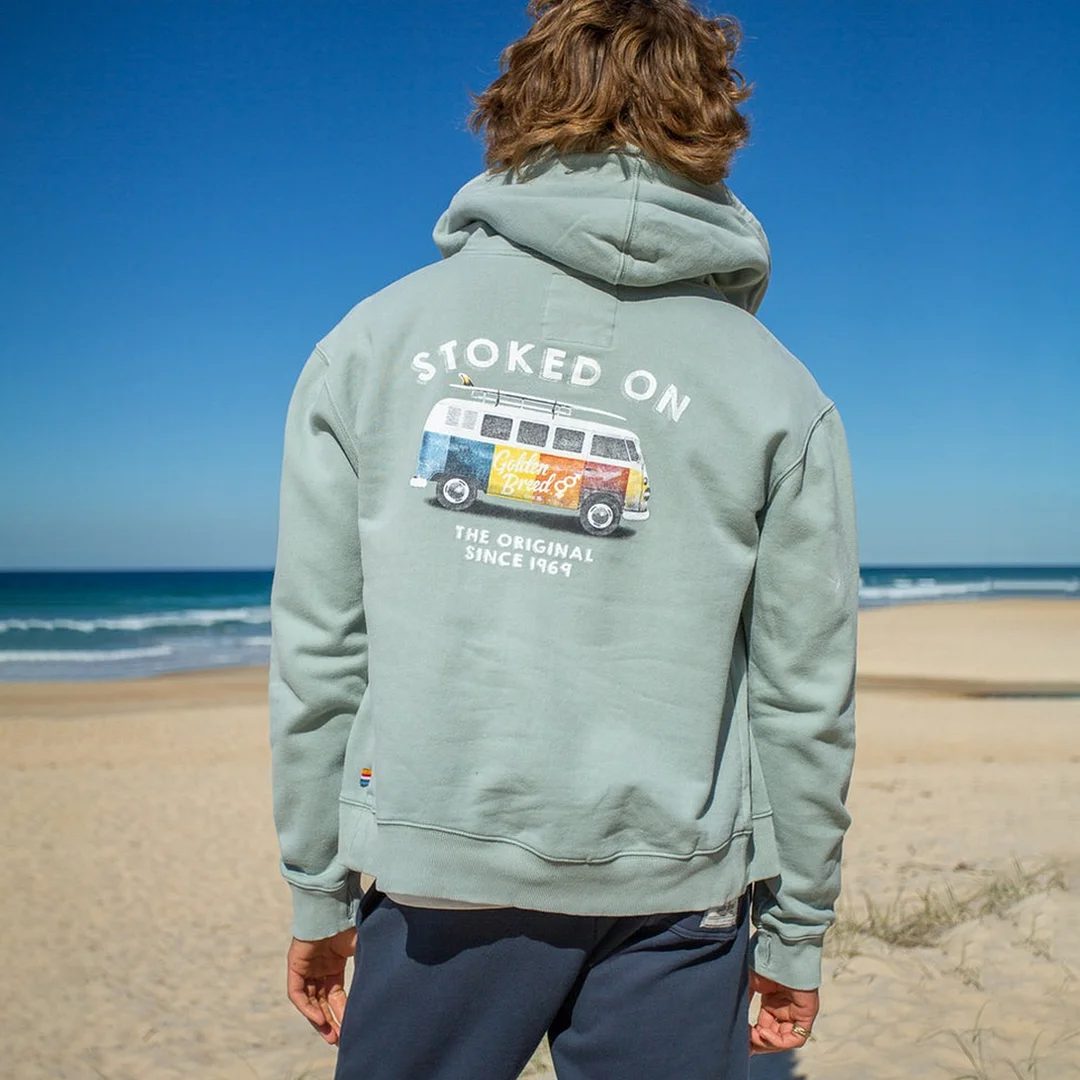 Unisex Vintage Stroked On Teh Oricinal Since 1969 Zip Hoodie、、URBENIE