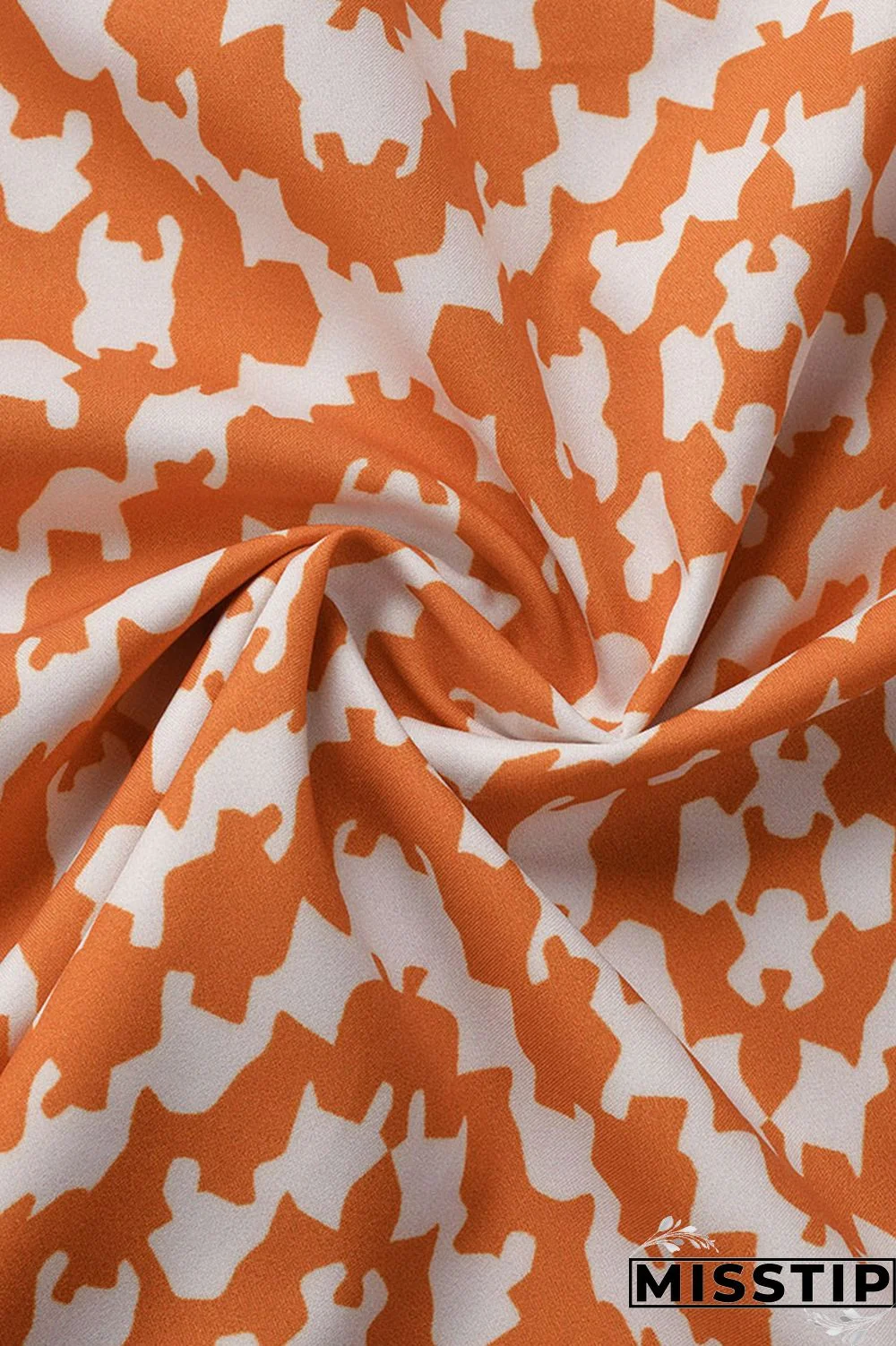 Colour Casual Print Patchwork Turndown Collar Straight Plus Size Dresses