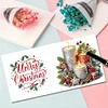 (US Only)6PCS DIY Diamond Art Greeting Cards Christmas Congratulations Cards & Gifts