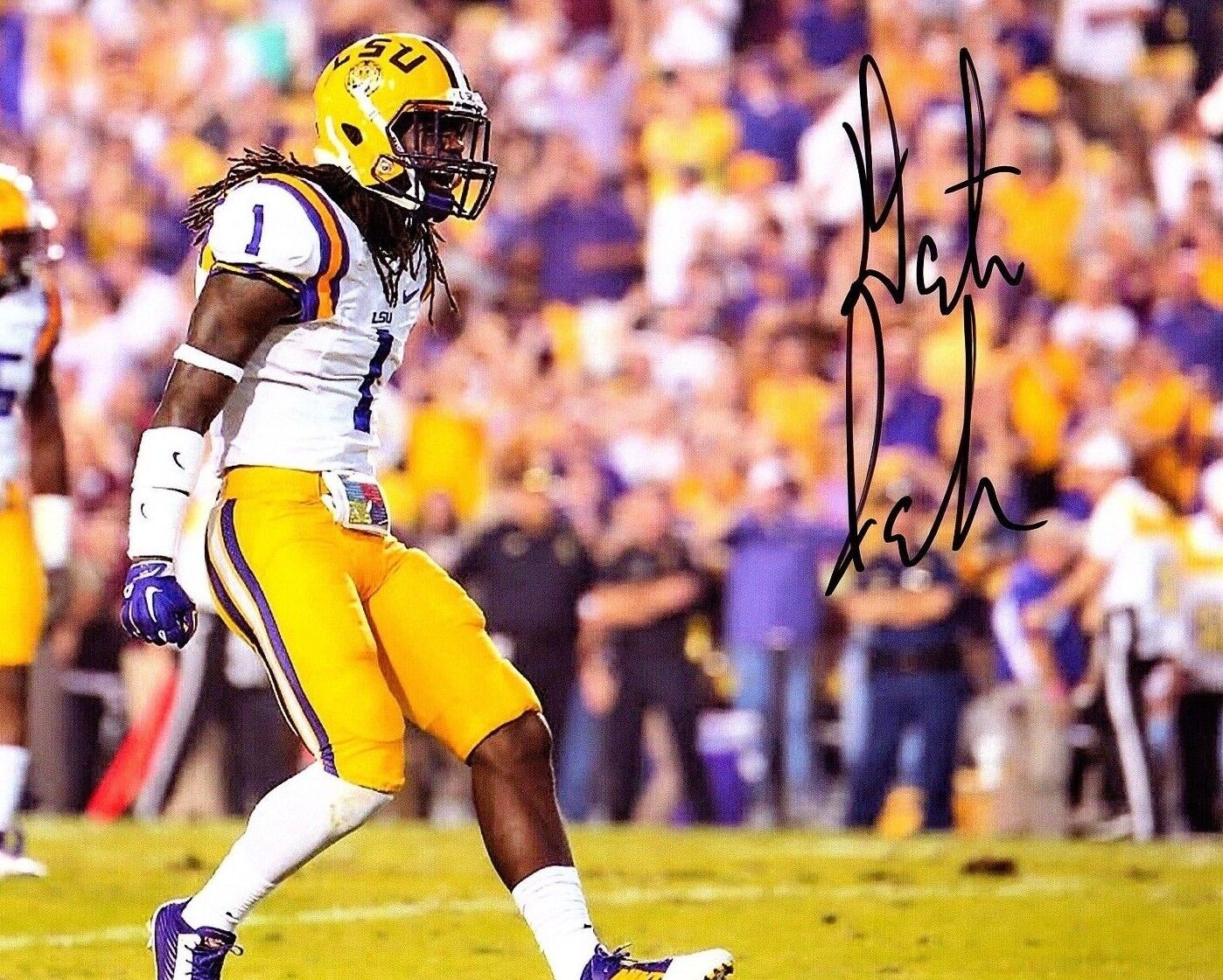 Donte Jackson LSU Tigers signed autographed 8x10 football Photo Poster painting COA 4.32 40yd b