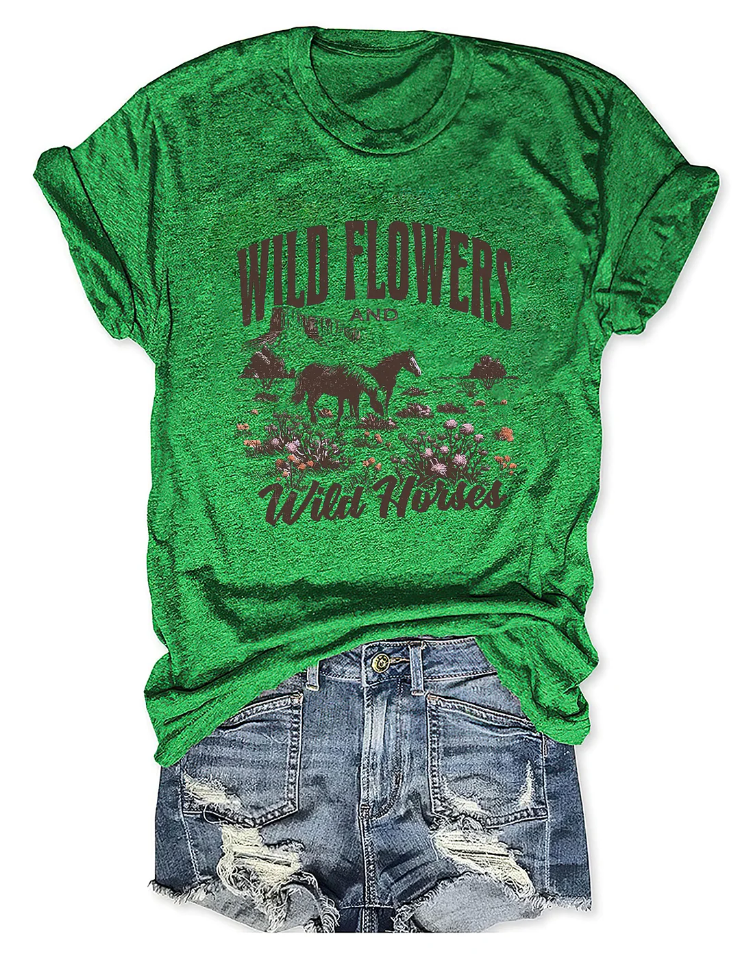 Wild Horses Wildflowers T-shirt