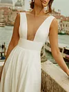 Plunging Backless Empire Jumpsuits