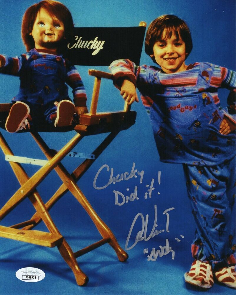 Alex Vincent Autograph 8x10 Photo Poster painting Chucky Signed  2