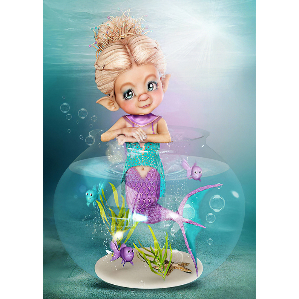 

Multi-Size) Fairy Girl - Round/ Drill Diamond Painting, 40x50, 501 Original