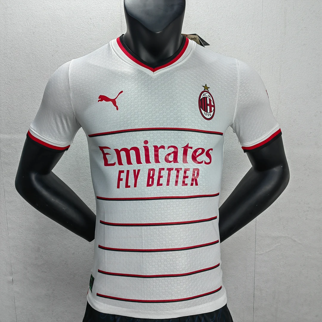 2022-2023 AC Milan Away Player Version Men's Football T-Shirt